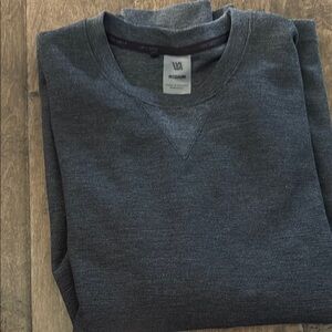 VRST Gray V-Neck Sweater Soft Cotton Blend